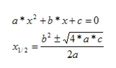 Quadratische Gleichung