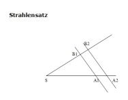 Strahlensatz