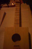 selber gebaute Gitarre